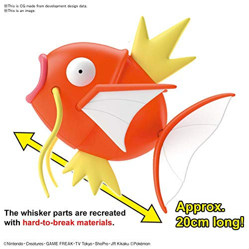 Foto 3 pulgar | Maqueta Bandai Hobby Pokemon Magikarp 01 Talla Grande - Venta Internacional.