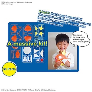 Foto 3 | Maqueta Bandai Hobby Pokemon Magikarp 01 Talla Grande - Venta Internacional.
