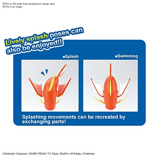 Foto 5 pulgar | Maqueta Bandai Hobby Pokemon Magikarp 01 Talla Grande - Venta Internacional.