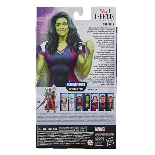 Foto 8 pulgar | Figura De Acción Marvel Legends Series Disney Plus She-hulk - Venta Internacional.