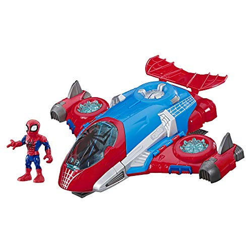 Foto 2 pulgar | Playskool Heroes Marvel Super Hero Adventures Spider-man Jet - Venta Internacional.