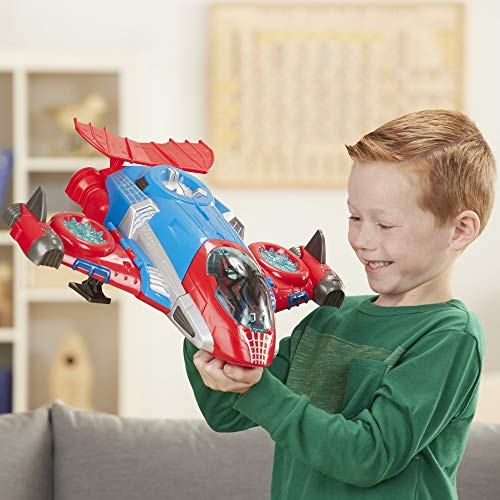 Foto 6 pulgar | Playskool Heroes Marvel Super Hero Adventures Spider-man Jet - Venta Internacional.