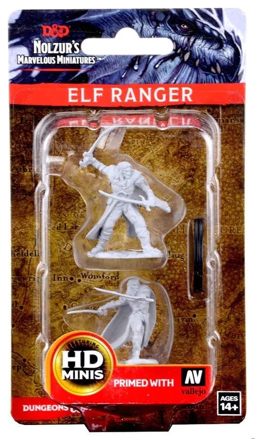 Foto 3 pulgar | Figura Miniatura Wizkids D&d Nolzurs Marvelous Wave 1 Elf Ranger - Venta Internacional.