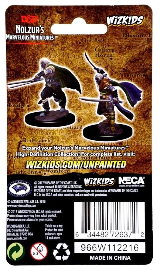 Foto 4 pulgar | Figura Miniatura Wizkids D&d Nolzurs Marvelous Wave 1 Elf Ranger - Venta Internacional.