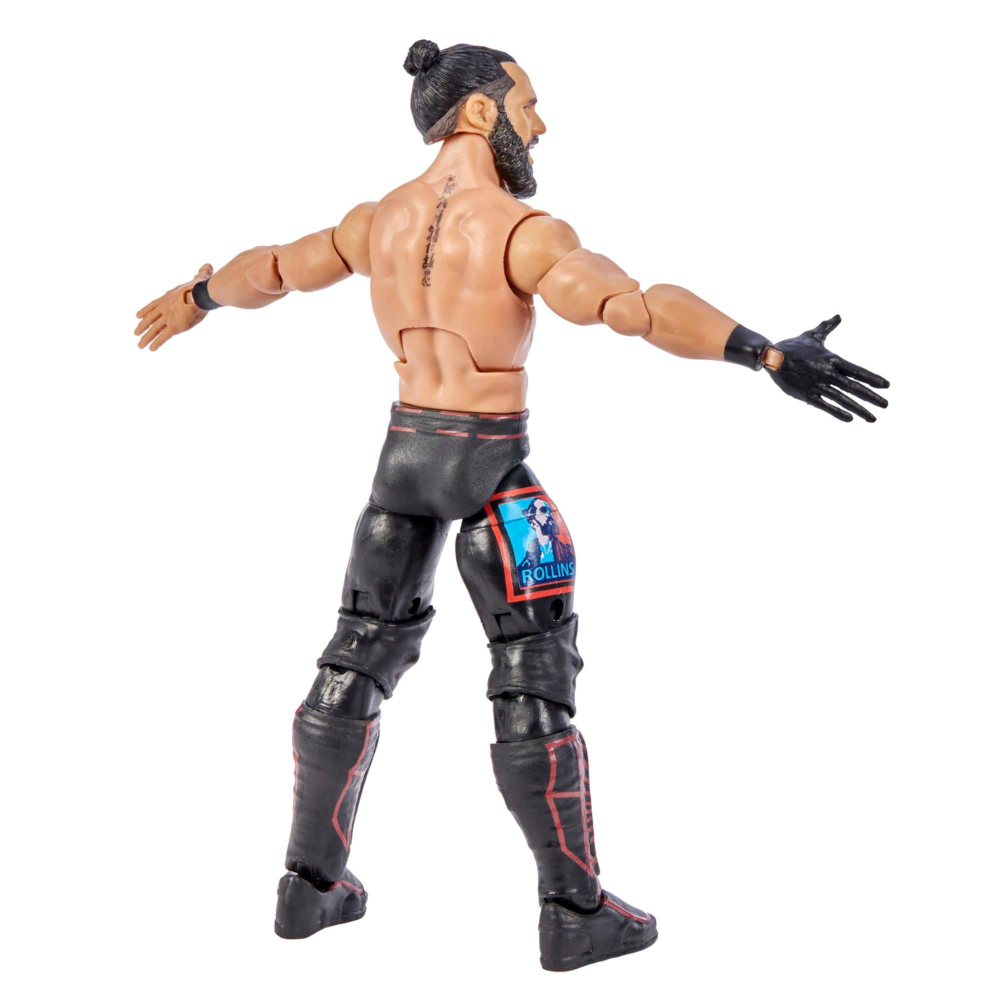 Foto 5 pulgar | Figura De Acción Wwe Seth Rollins Elite Collection 15 Cm - Venta Internacional.