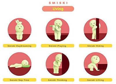 Foto 2 | Figure Dreams Smiski Glow In The Dark Living Series, Paquete De 1 - Venta Internacional.