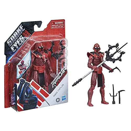 Foto 3 pulgar | Figura De Acción G.i. Joe Snake Eyes Red Ninja Con Accesorios - Venta Internacional.