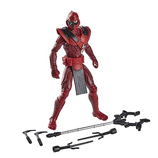 Foto 5 | Figura De Acción G.i. Joe Snake Eyes Red Ninja Con Accesorios - Venta Internacional.