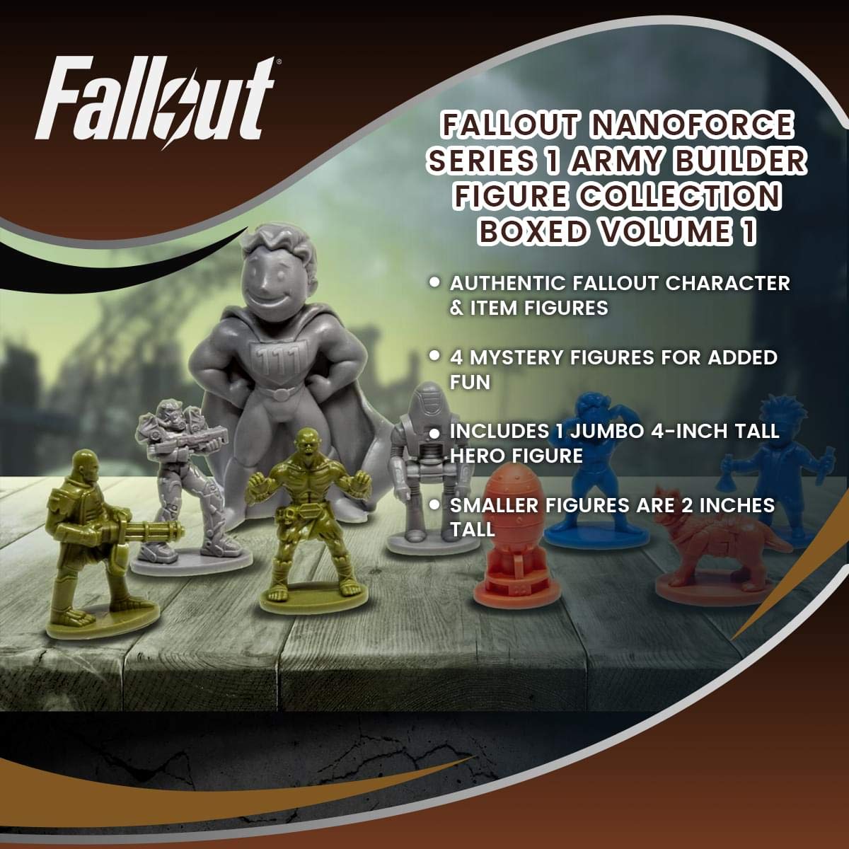 Foto 8 pulgar | Colección De Figuras Toynk Fallout Nanoforce Series 1 - Venta Internacional.