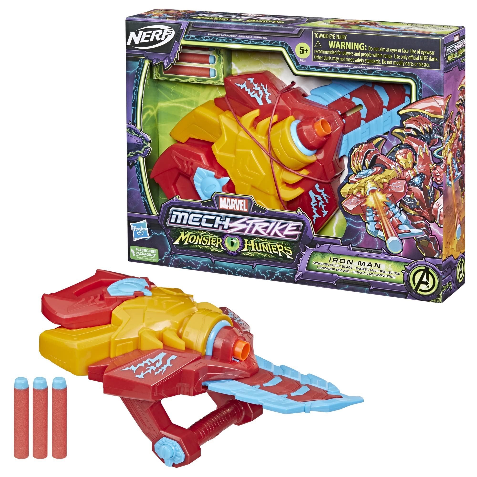 Foto 4 pulgar | Juguete De Rol Marvel Avengers Mech Strike Monster Hunters I - Venta Internacional.