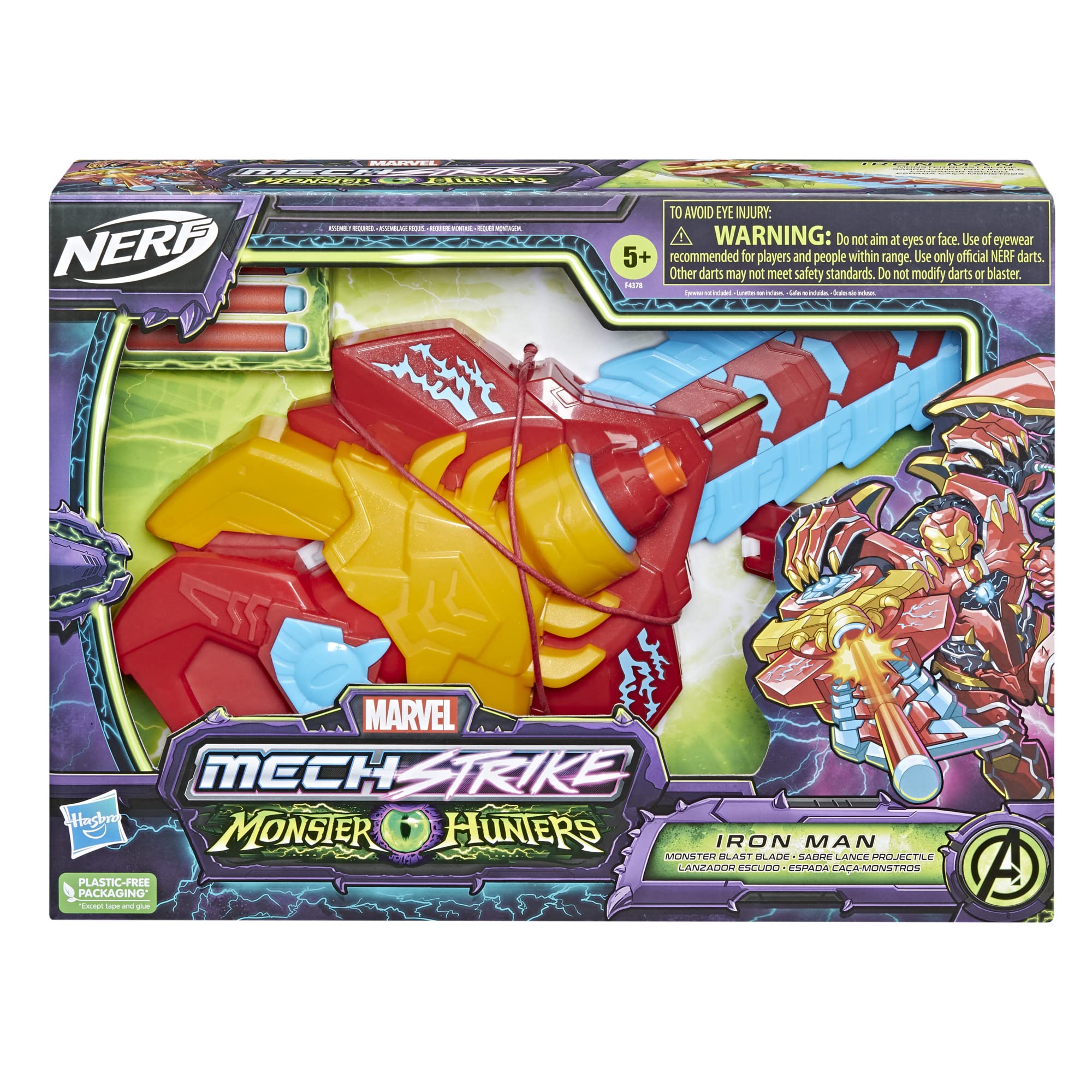 Foto 5 pulgar | Juguete De Rol Marvel Avengers Mech Strike Monster Hunters I - Venta Internacional.
