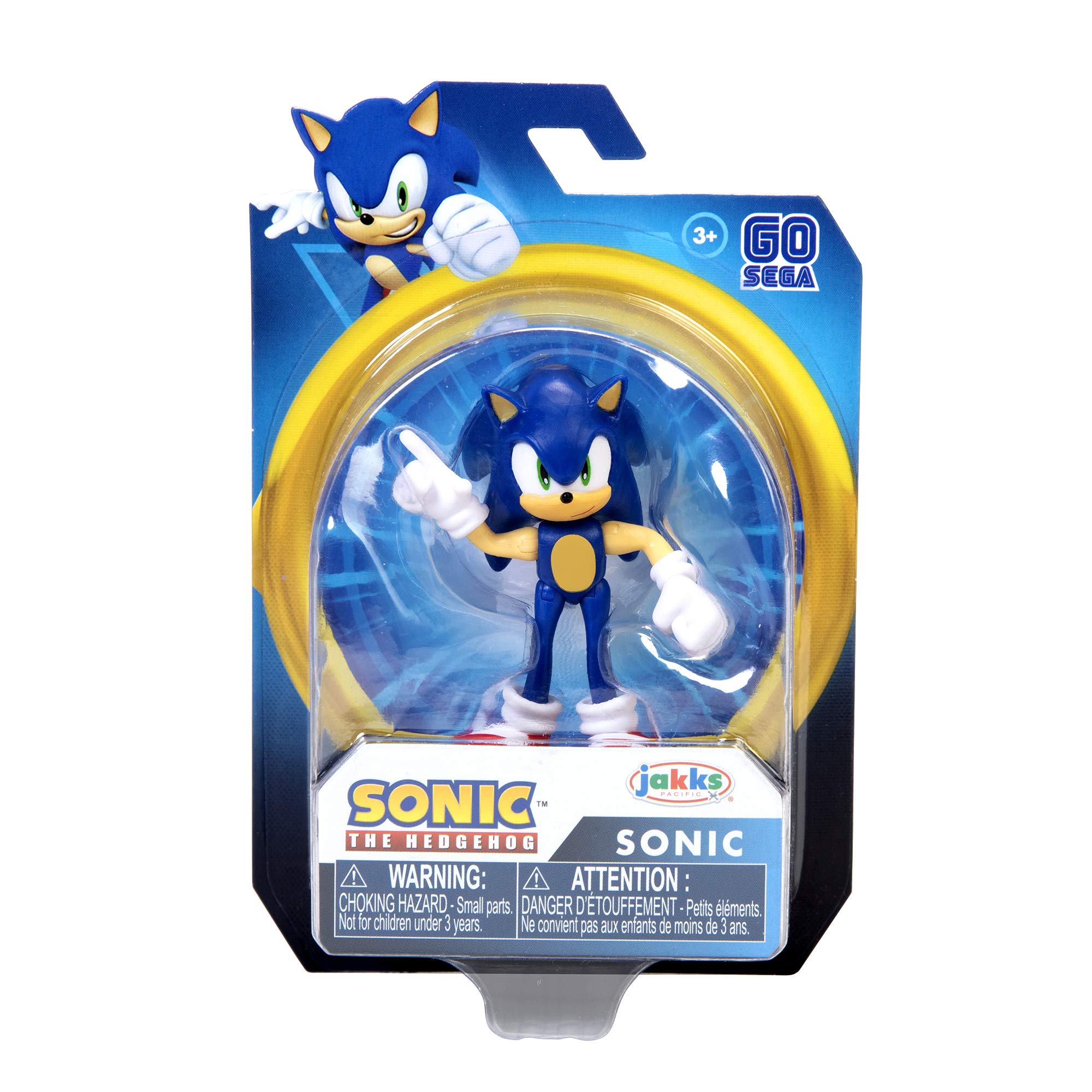 Foto 7 pulgar | Figura De Acción Sonic The Hedgehog Pointing Modern Sonic, 6 Cm - Venta Internacional.