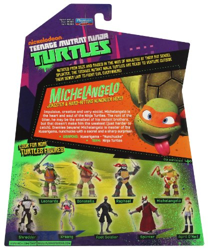 Foto 5 | Figura De Acción Nickelodeon Teenage Mutant Ninja Turtles - Venta Internacional.