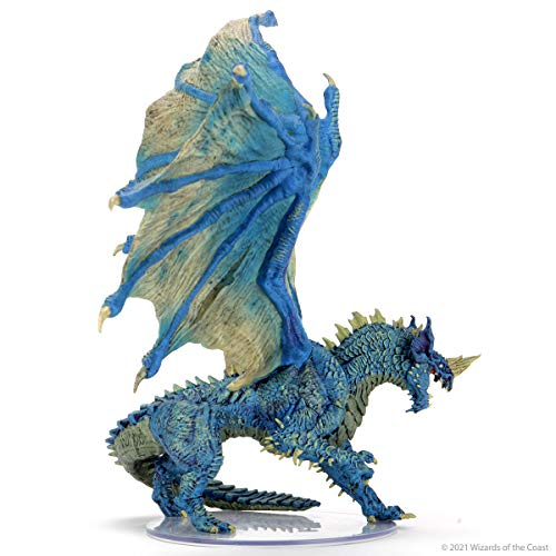 Foto 6 pulgar | Figura Wizkids D&d Icons Of The Realms Adult Blue Dragon - Venta Internacional.