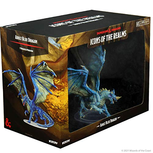 Foto 8 pulgar | Figura Wizkids D&d Icons Of The Realms Adult Blue Dragon - Venta Internacional.