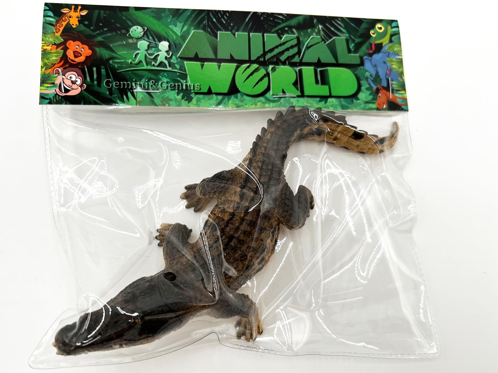 Foto 4 | Figuras De Acción Gemini & Genius Crocodile Wildlife World Safa - Venta Internacional.