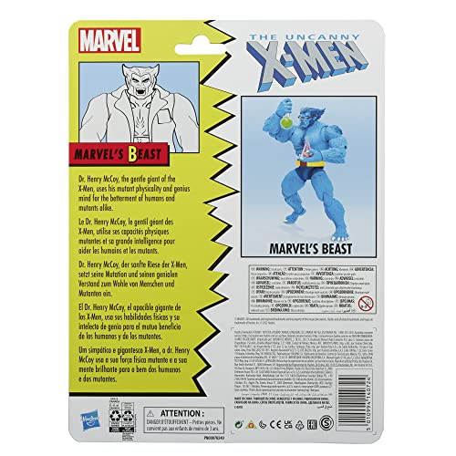 Foto 4 pulgar | Marvel Legends Series X-men Beast 6-inch Action Figure Toy, 5 Accesorios - Venta Internacional.