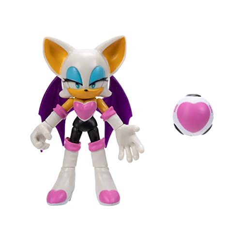Foto 2 pulgar | Sonic The Hedgehog Figura De Acción De 4'' Rouge The Bat - Venta Internacional.