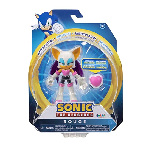 Foto 5 pulgar | Sonic The Hedgehog Figura De Acción De 4'' Rouge The Bat - Venta Internacional.