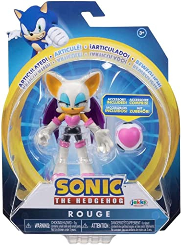 Foto 7 pulgar | Sonic The Hedgehog Figura De Acción De 4'' Rouge The Bat - Venta Internacional.