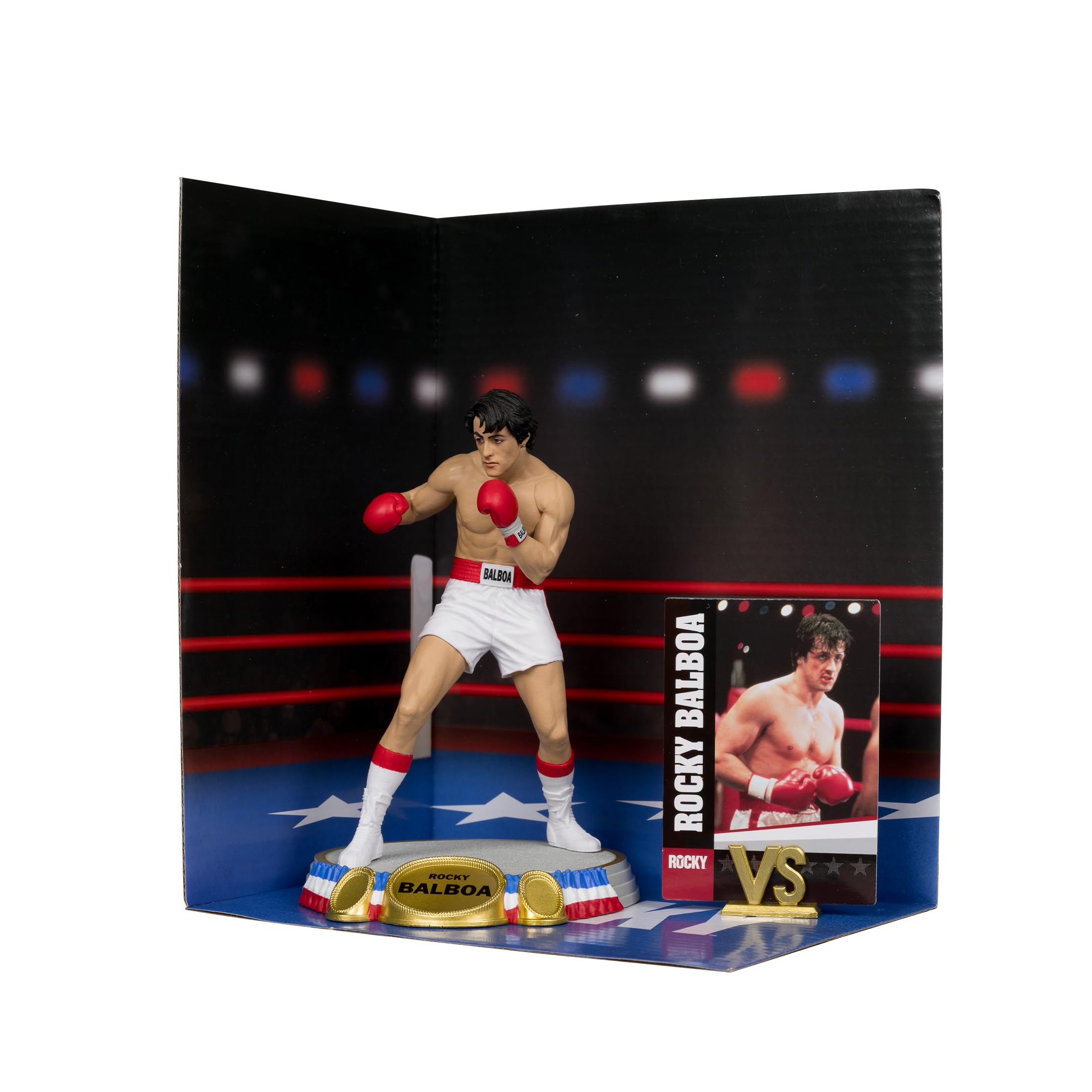 Figura De Acción Mcfarlane Rocky Balboa Movie Maniacs 6 1976 - Venta Internacional.