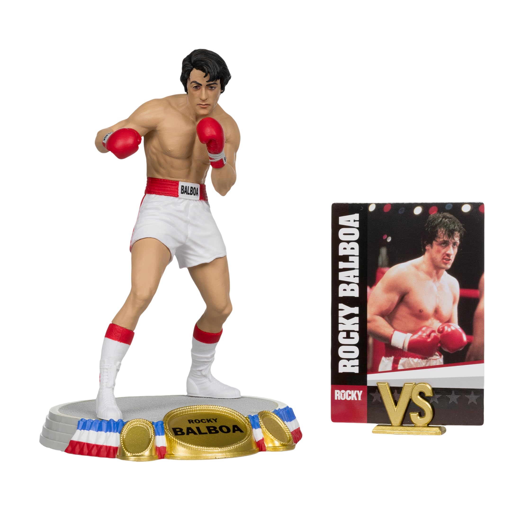 Foto 6 pulgar | Figura De Acción Mcfarlane Rocky Balboa Movie Maniacs 6 1976 - Venta Internacional.