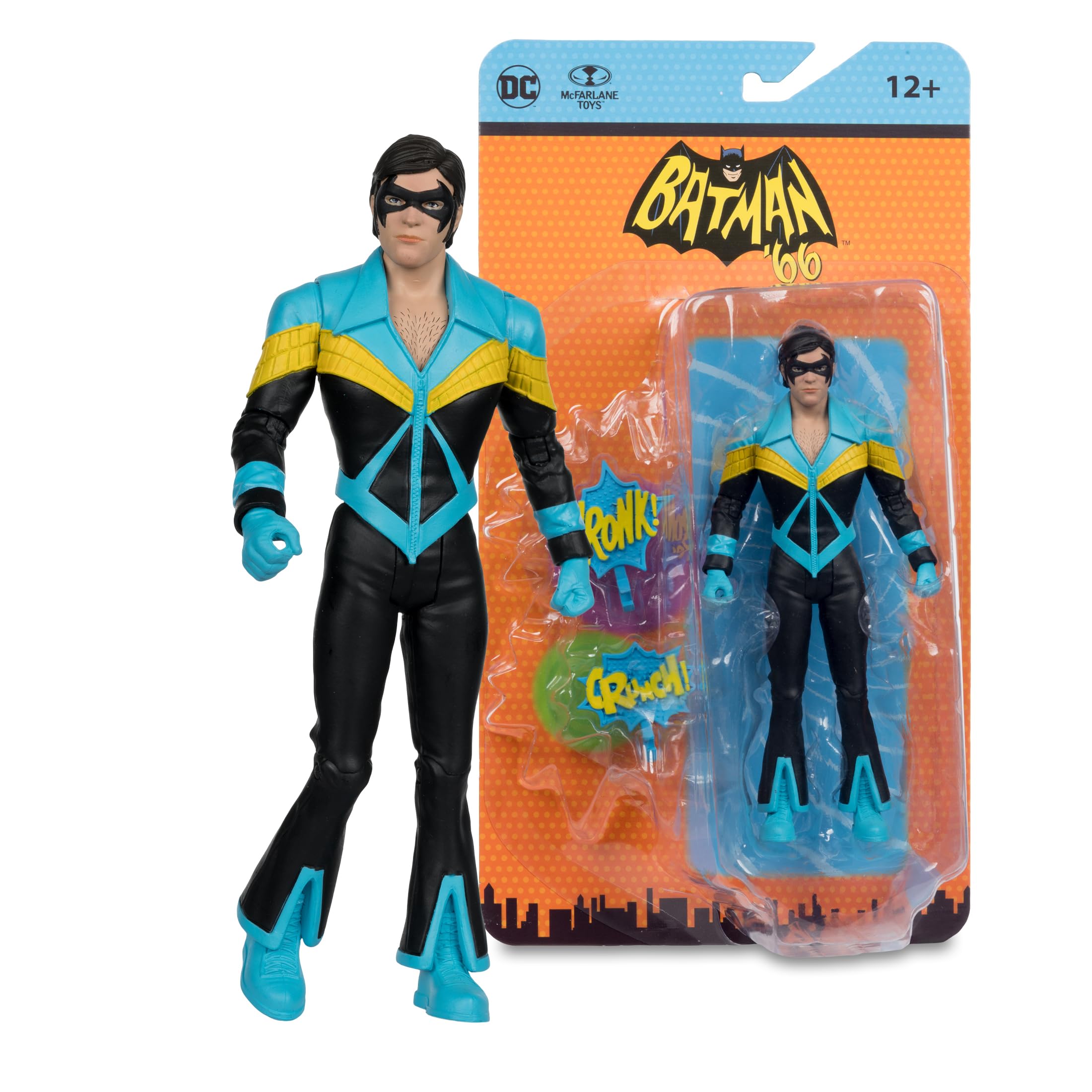 Foto 6 pulgar | Figura De Acción Mcfarlane Toys Dc Retro Batman '66 Nightwing 6 - Venta Internacional.