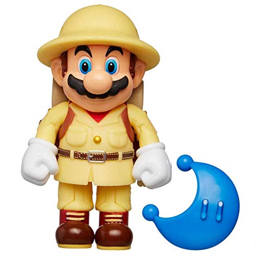 Foto 2 pulgar | Figura De Acción Nintendo Super Mario Explorer Mario 10 Cm Con Power Moon - Venta Internacional.