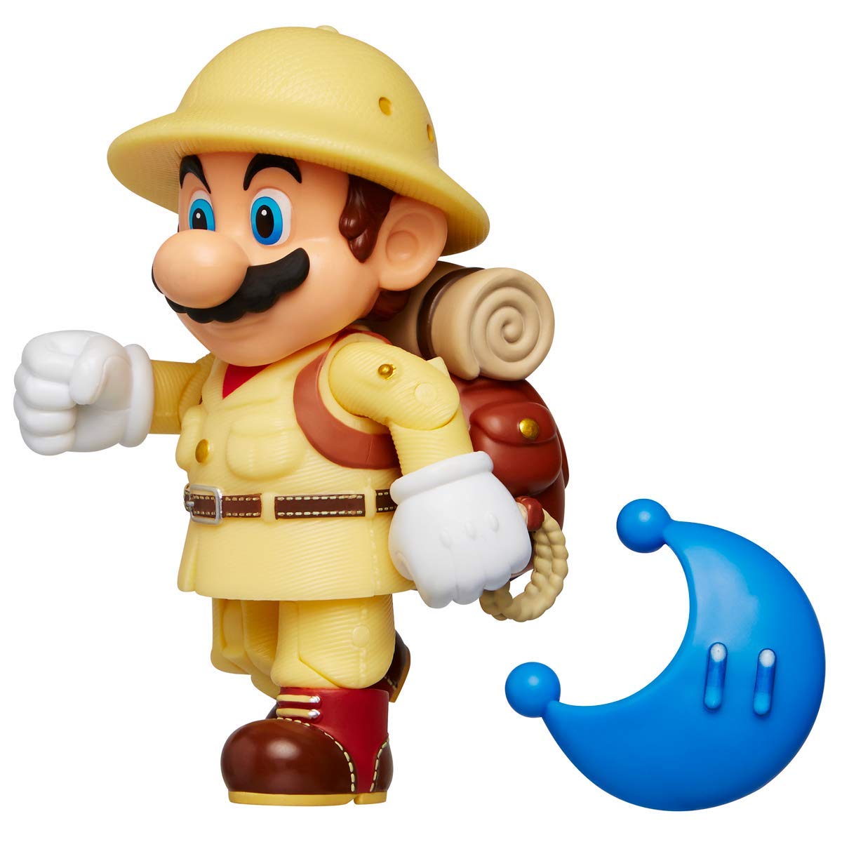 Foto 5 pulgar | Figura De Acción Nintendo Super Mario Explorer Mario 10 Cm Con Power Moon - Venta Internacional.