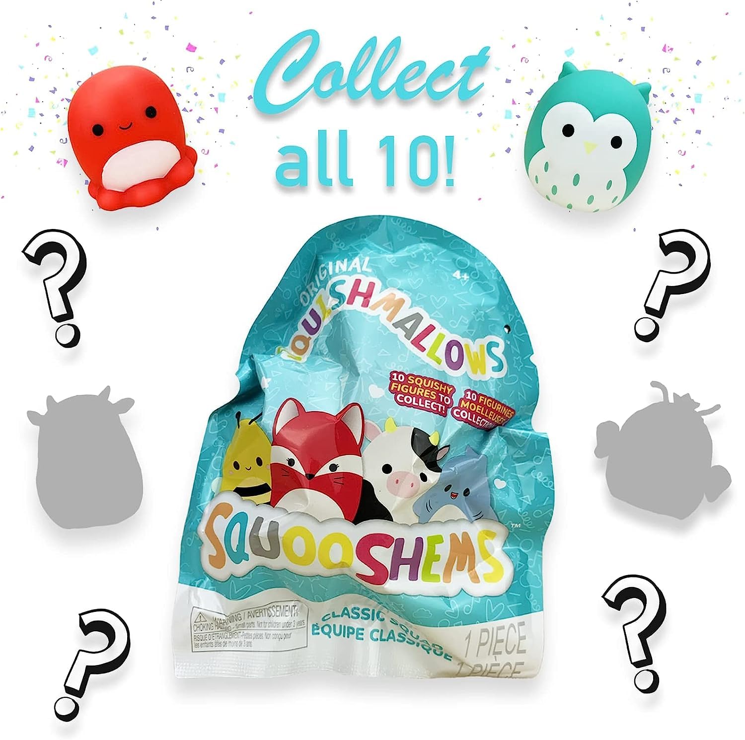 Foto 3 pulgar | Blind Pack Squishmallows Squooshems, Paquete Individual X1 - Venta Internacional.