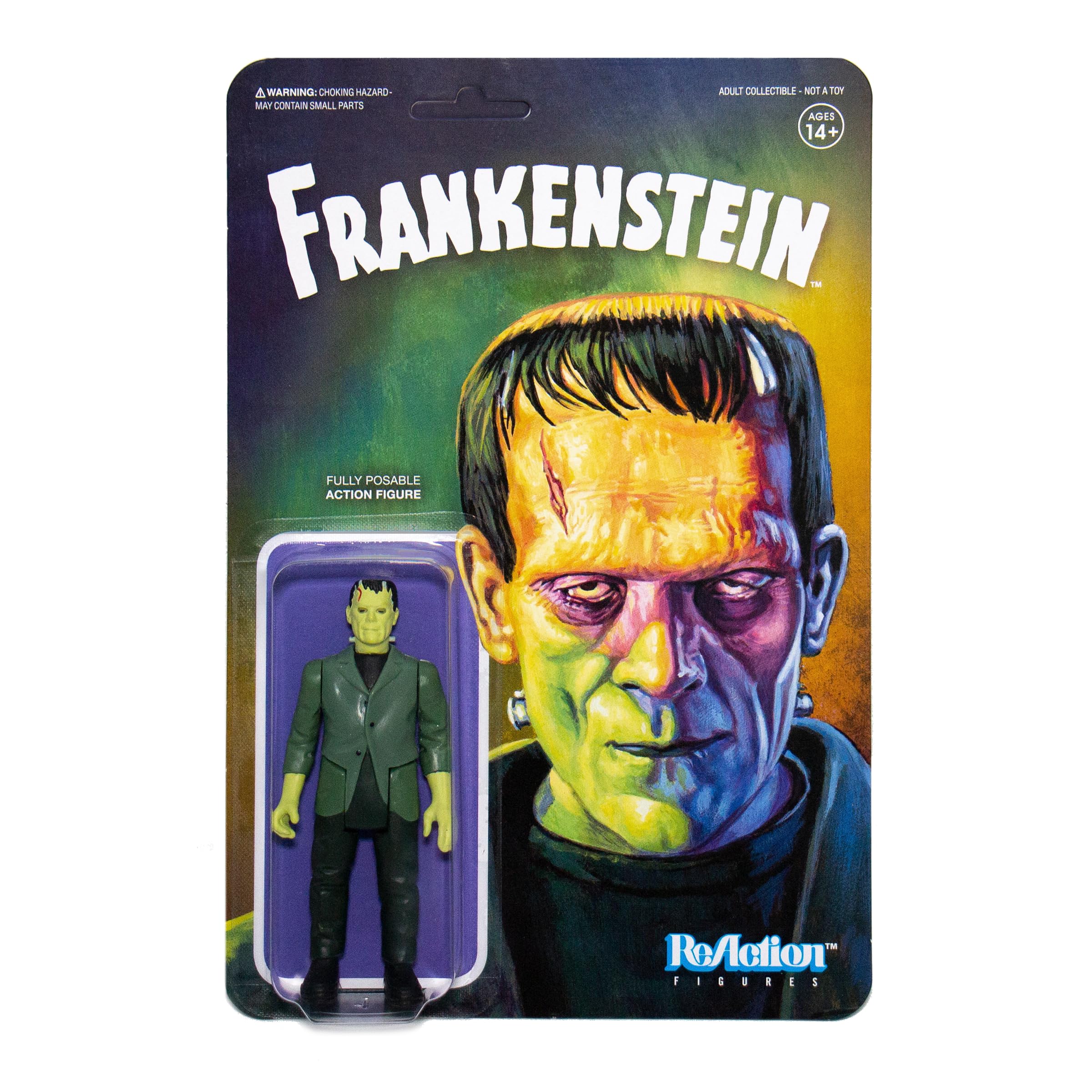 Figura De Acción Super7 Universal Monsters Frankenstein 9,5 Cm - Venta Internacional.