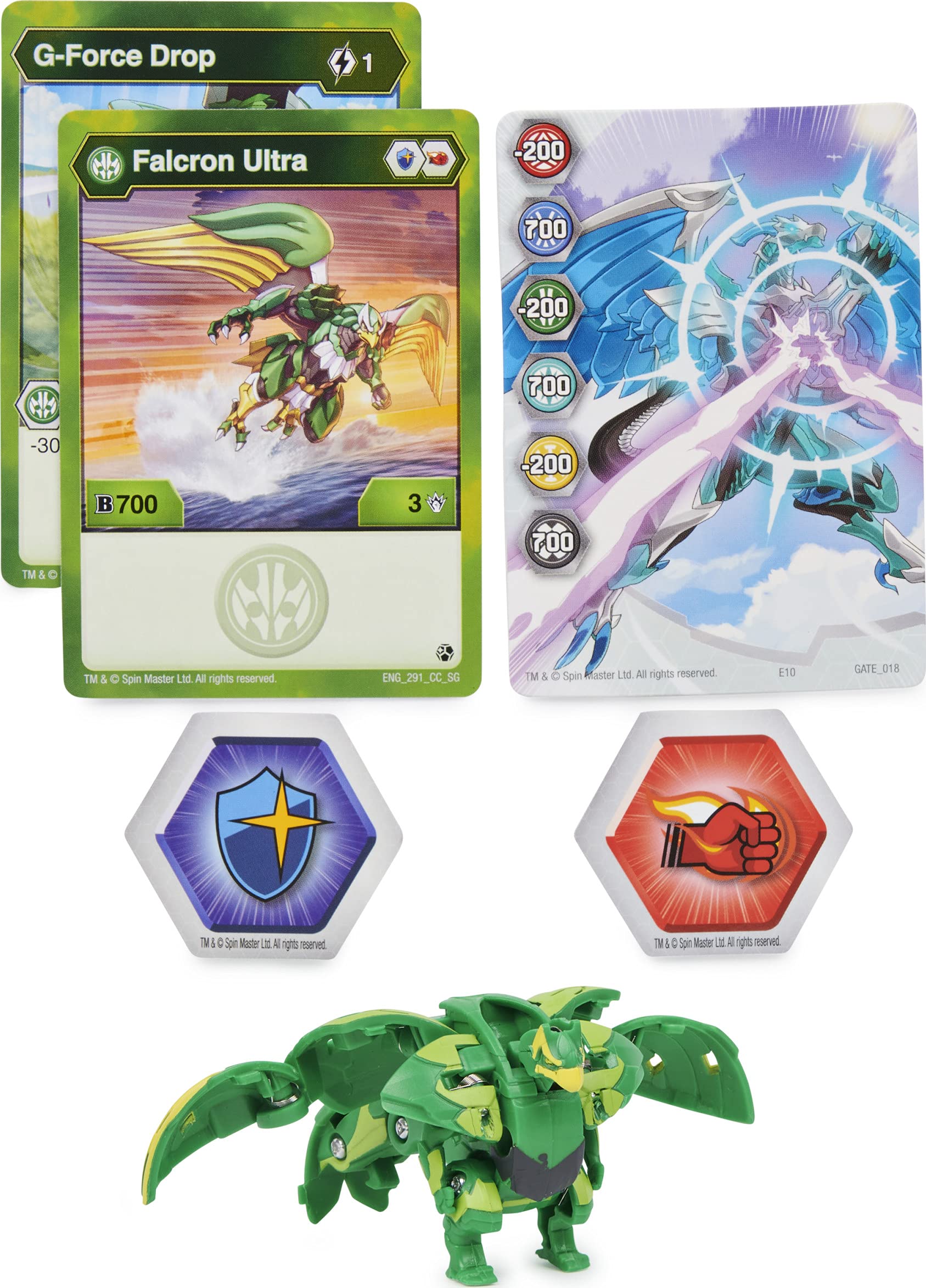 Foto 3 pulgar | Figura De Acción Bakugan Ultra Falcron Geogan Rising 8 Cm - Venta Internacional.