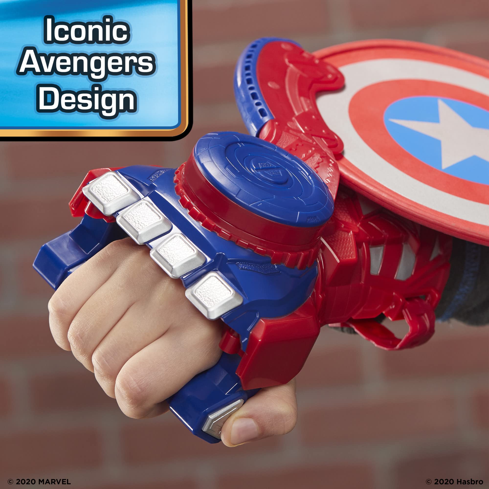 Foto 4 pulgar | Nerf Power Moves Captain America Shield Sling Nerf, Juguete  - Venta Internacional.