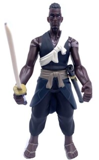 Foto 2 | Figura De Acción De Supervinilo Yasuke De Super 7 Netflix An - Venta Internacional.