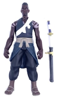 Foto 3 | Figura De Acción De Supervinilo Yasuke De Super 7 Netflix An - Venta Internacional.