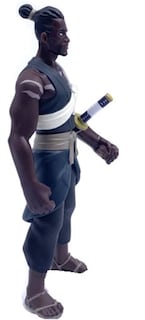 Foto 5 | Figura De Acción De Supervinilo Yasuke De Super 7 Netflix An - Venta Internacional.