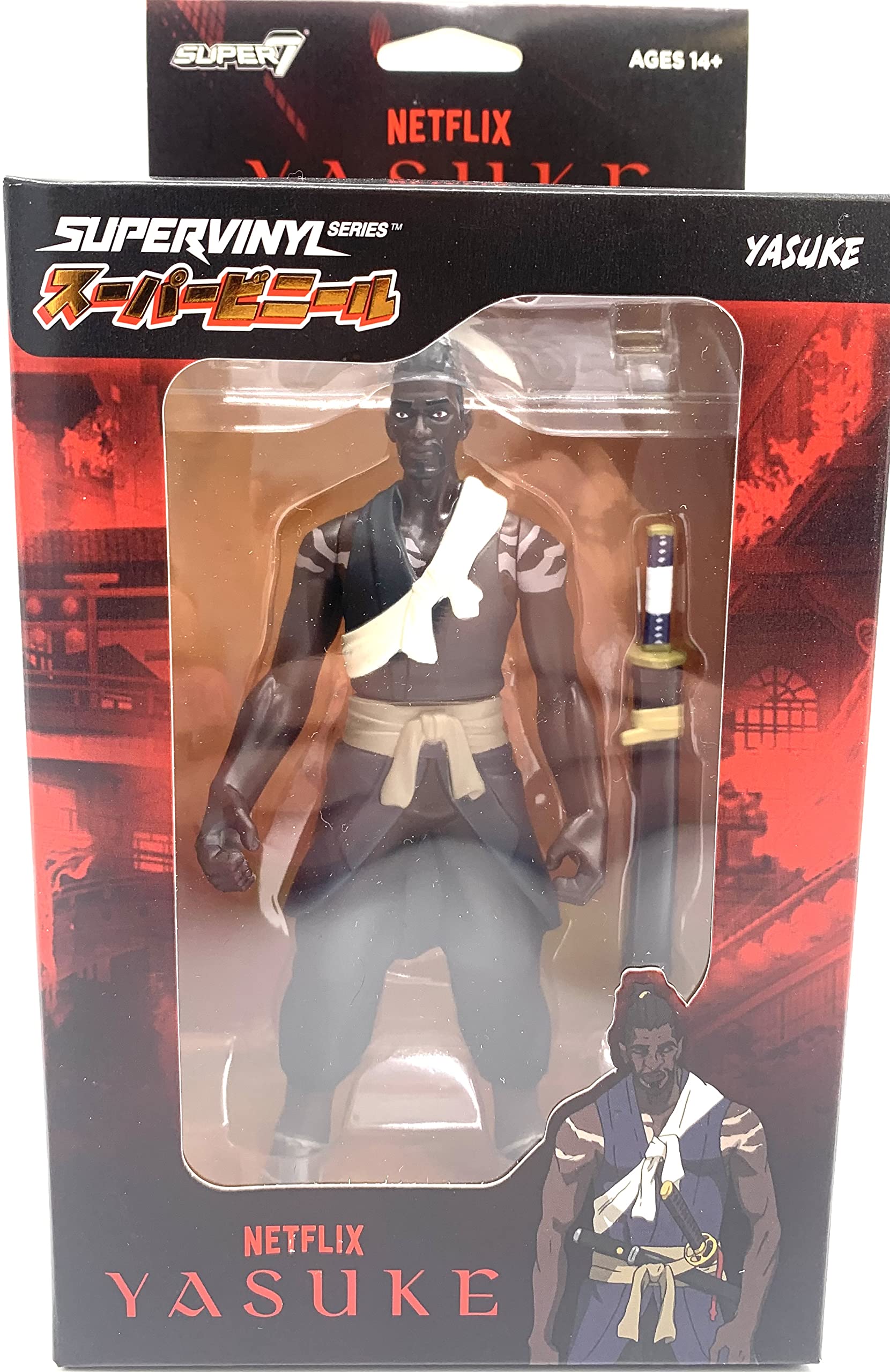 Foto 8 pulgar | Figura De Acción De Supervinilo Yasuke De Super 7 Netflix An - Venta Internacional.