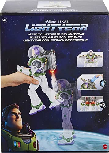 Foto 7 pulgar | Figura De Acción Mattel Lightyear Jetpack Liftoff Buzz 30 Cm - Venta Internacional.