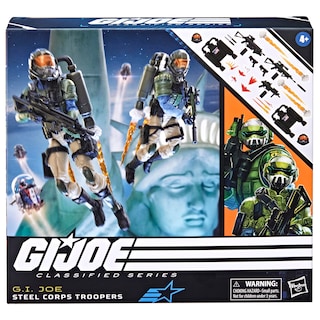 Foto 2 | Figura De Acción G.i. Joe Steel Corps Troopers De 6 Pulgadas Con 28 Cm - Venta Internacional.