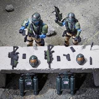 Foto 3 | Figura De Acción G.i. Joe Steel Corps Troopers De 6 Pulgadas Con 28 Cm - Venta Internacional.