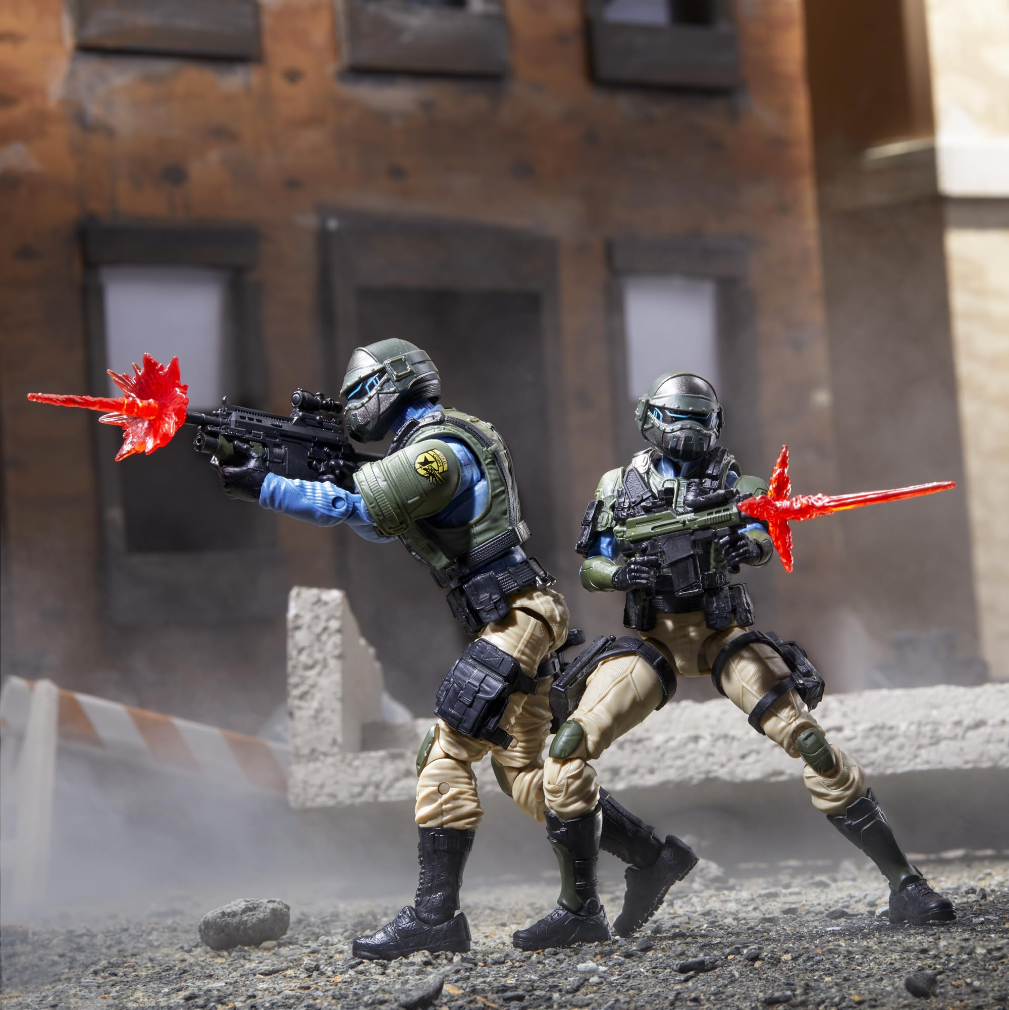 Foto 4 | Figura De Acción G.i. Joe Steel Corps Troopers De 6 Pulgadas Con 28 Cm - Venta Internacional.