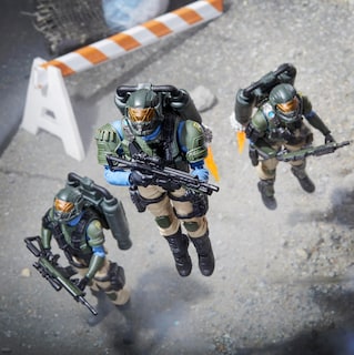 Foto 7 | Figura De Acción G.i. Joe Steel Corps Troopers De 6 Pulgadas Con 28 Cm - Venta Internacional.