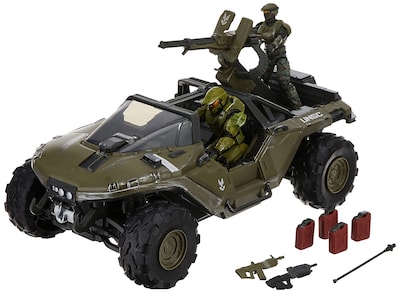 Foto 2 | Set De Figuras De Acción Halo 4 World Of Halo Master Chief Y Unsc Marine Con Vehículo Warthog - Venta Internacional.