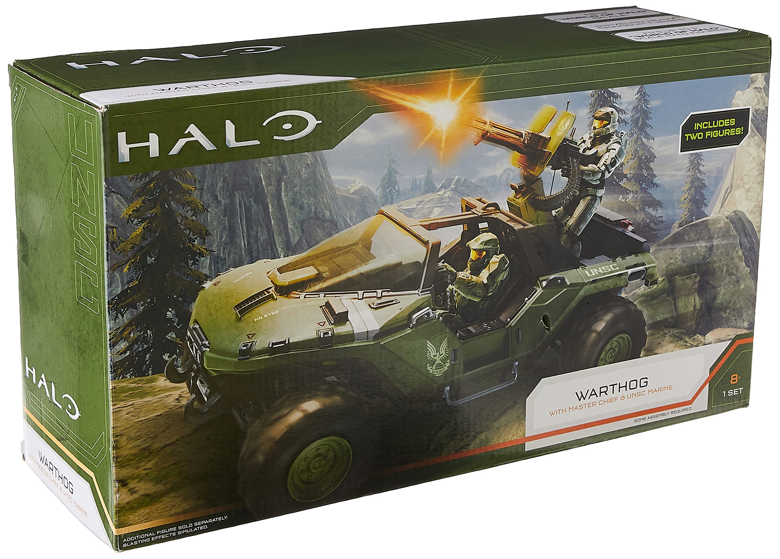 Foto 5 pulgar | Set De Figuras De Acción Halo 4 World Of Halo Master Chief Y Unsc Marine Con Vehículo Warthog - Venta Internacional.