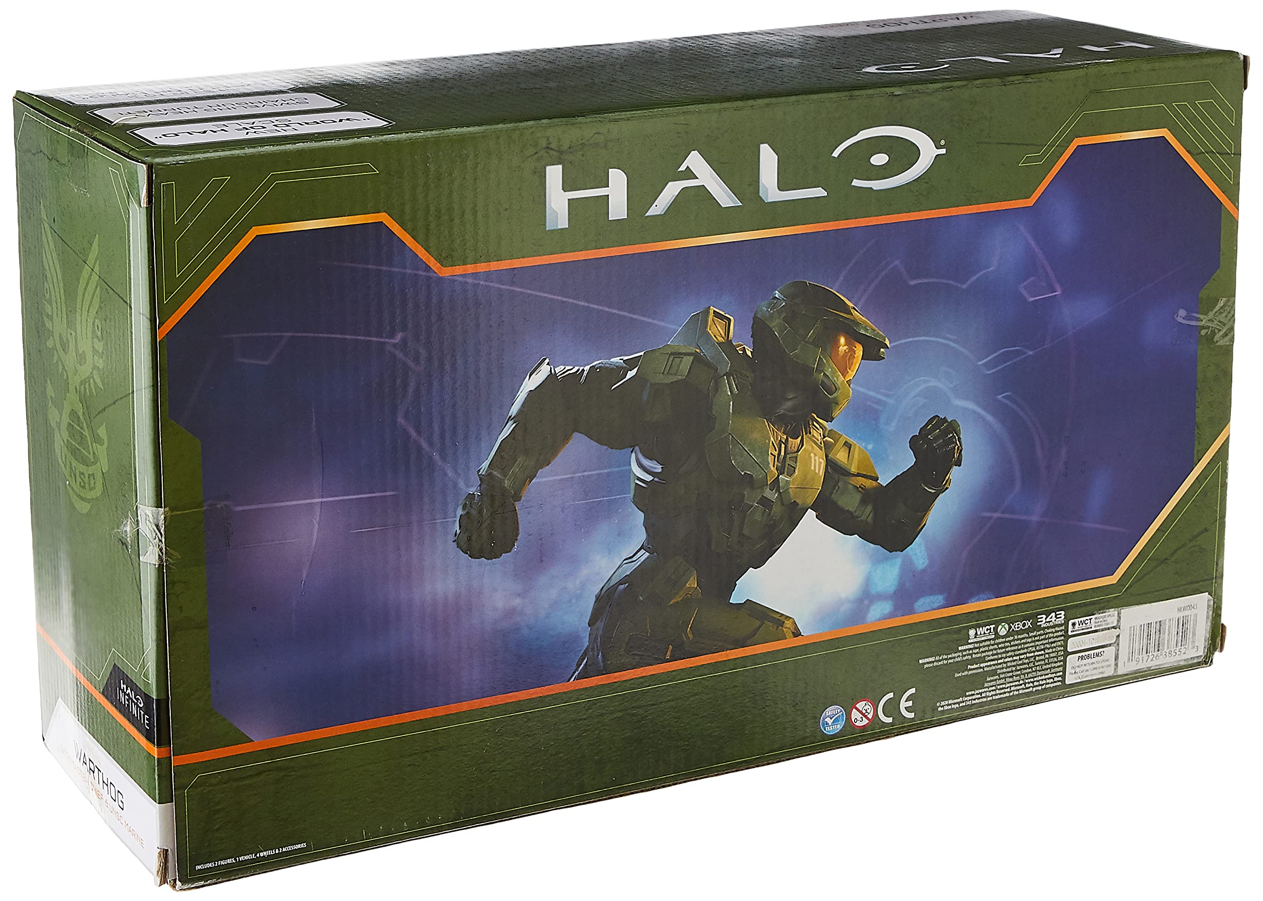 Foto 6 pulgar | Set De Figuras De Acción Halo 4 World Of Halo Master Chief Y Unsc Marine Con Vehículo Warthog - Venta Internacional.