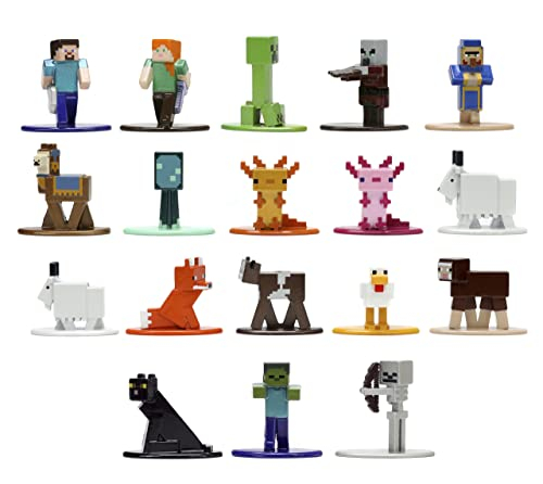 Foto 4 pulgar | Set De Figuras Jada Toys Minecraft Caves And Cliffs, Paquete De 18 - Venta Internacional.