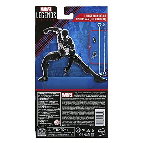 Foto 4 pulgar | Figura De Acción Spider-man Legends Stealth 15 Cm Future Foundat - Venta Internacional.