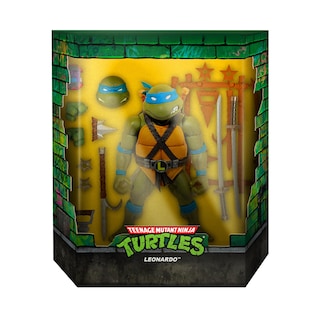 Foto 2 | Figura De Acción Super7 Ultimates! Teenage Mutant Ninja Turtles Leonardo - Venta Internacional.