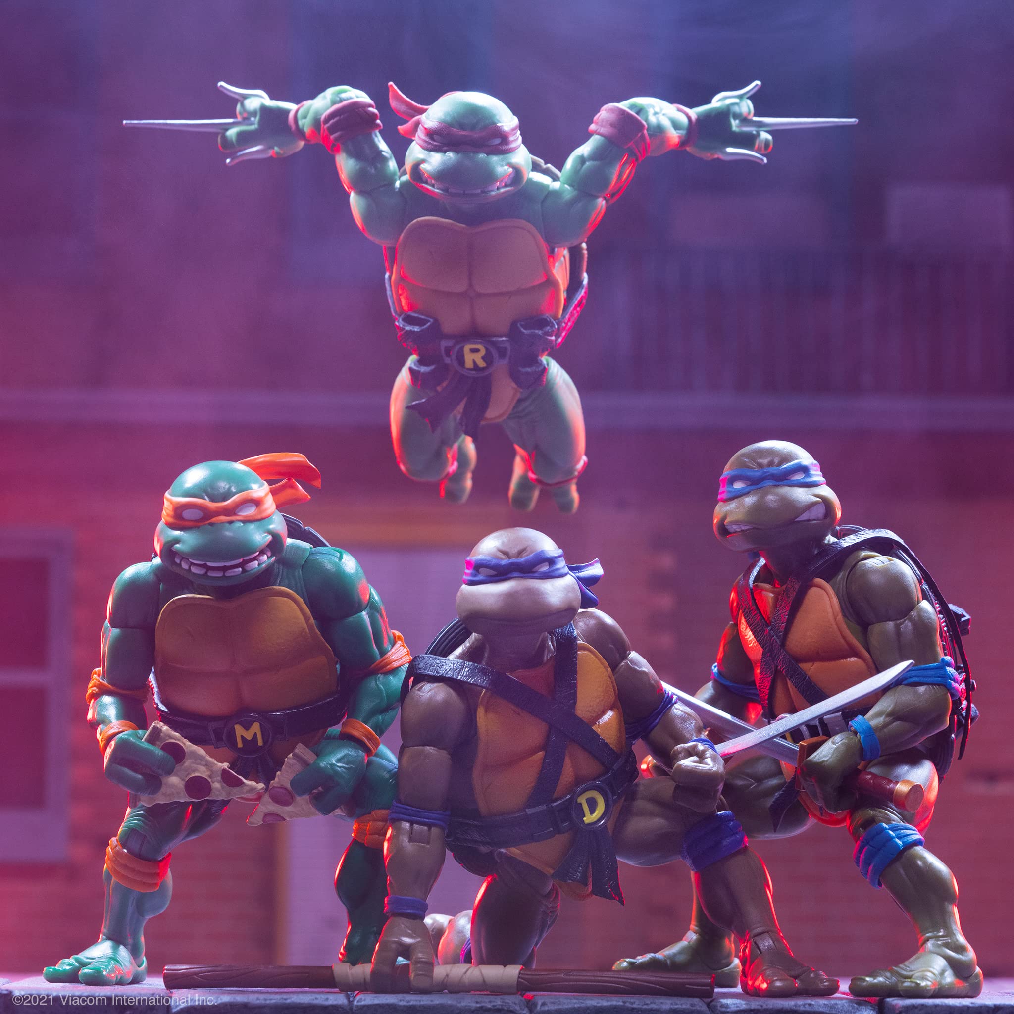 Foto 5 pulgar | Figura De Acción Super7 Ultimates! Teenage Mutant Ninja Turtles Leonardo - Venta Internacional.