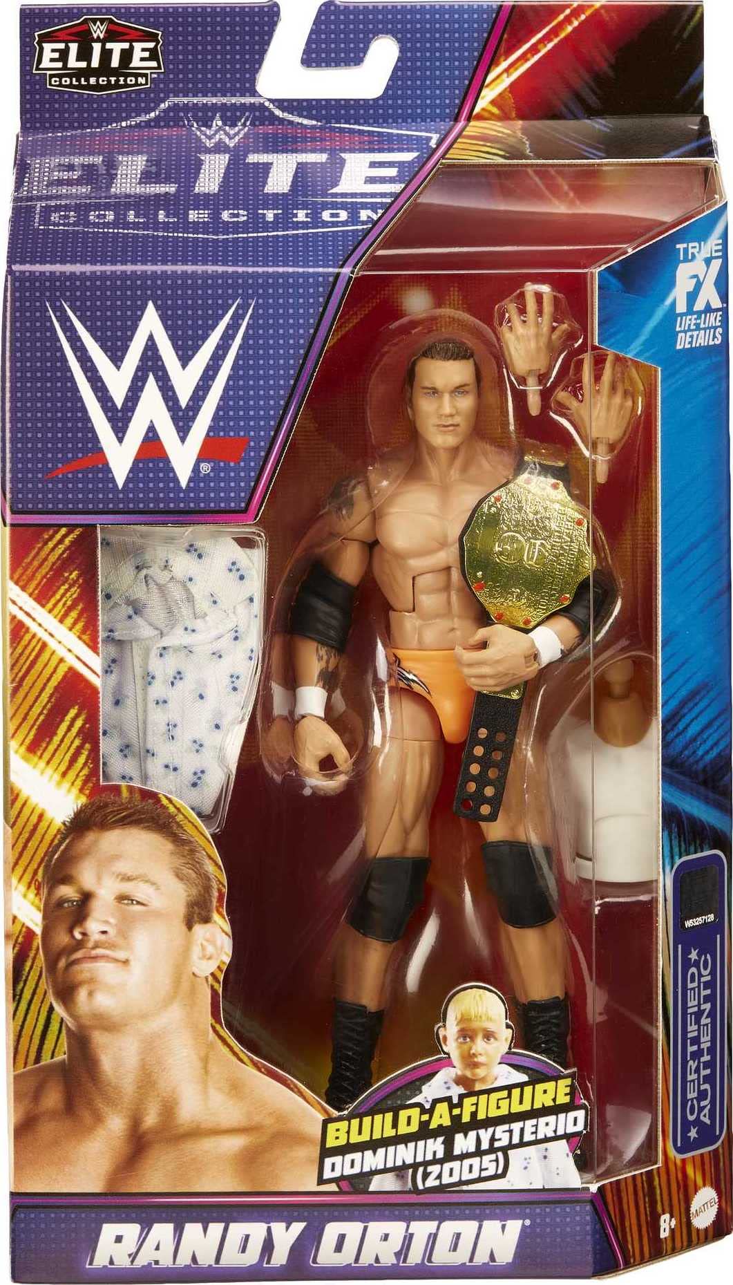 Foto 7 pulgar | Figura De Acción Mattel Wwe Randy Orton Summerslam Elite 15 Cm - Venta Internacional.